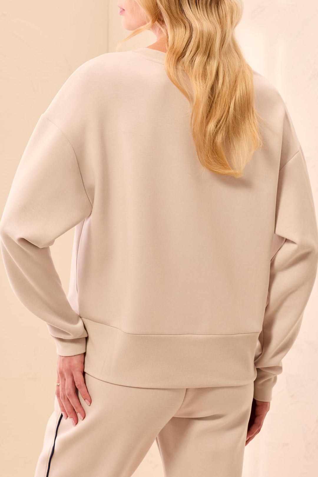 Tribal Long Sleeve V-Neck Knit Top