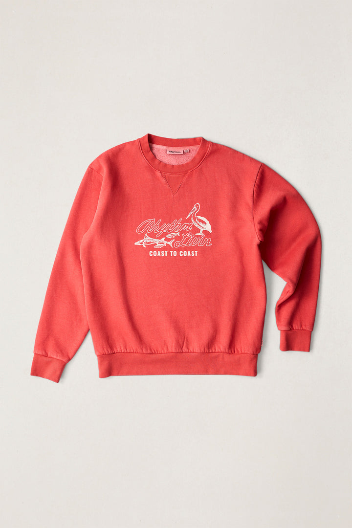 Rhythm C2C Overdyed Crew Sweatshirt