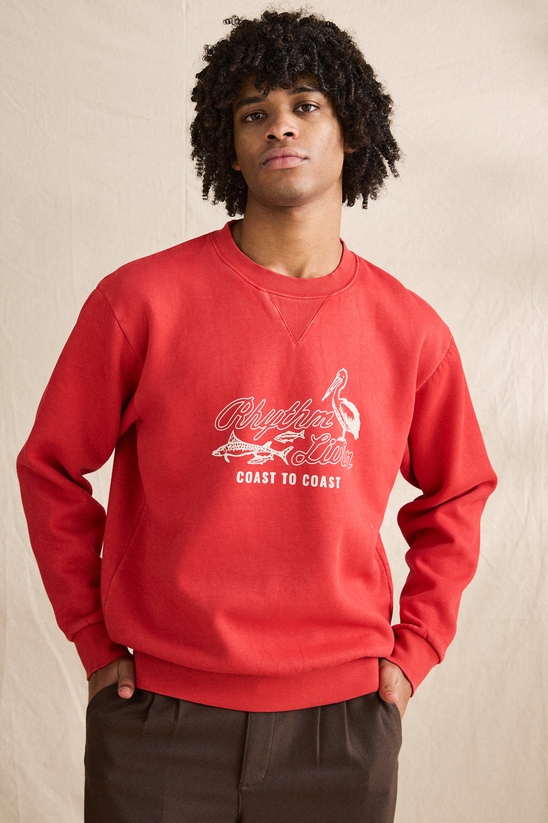 Rhythm C2C Overdyed Crew Sweatshirt