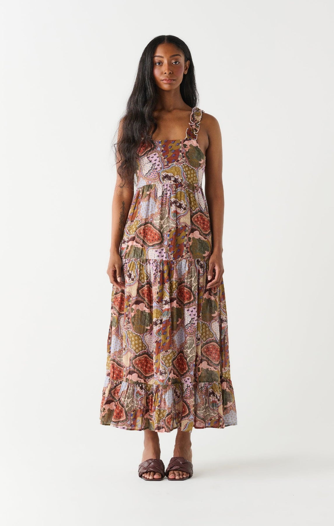 dex maxi dress Dex Long Smocked Maxi Dress