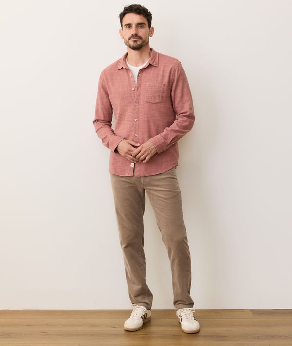 Marine Layer Classic Stretch Long Sleeve Selvage Shirt