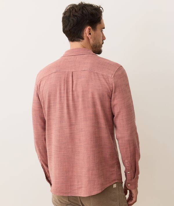 Marine Layer Classic Stretch Long Sleeve Selvage Shirt