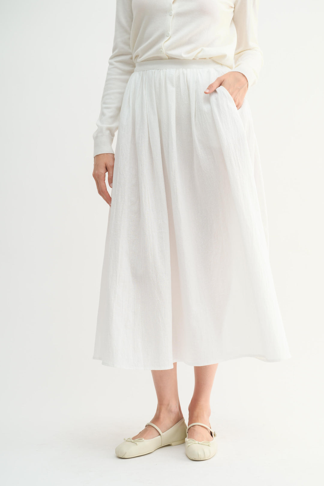 Fun2Fun Swing Midi Length Skirt