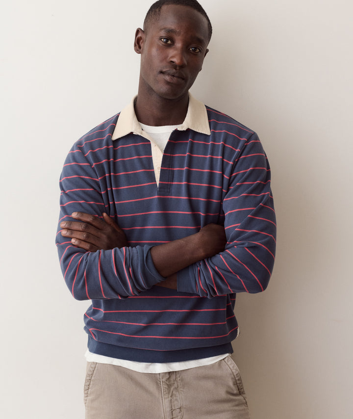 Marine Layer Sueded Rugby Polo