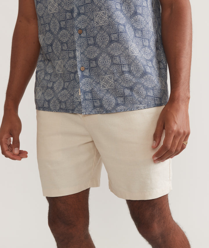 Marine Layer Hemp 7" Resort Short