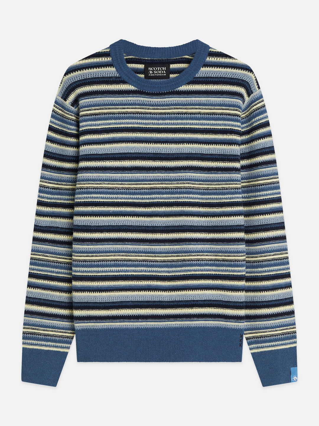 Scotch & Soda Soft Knit Stripe Regular-Fit Pullover