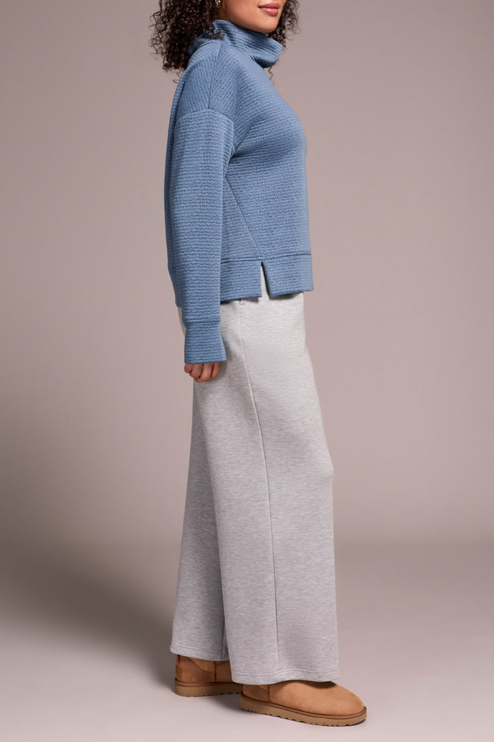 Tribal Long Sleeve Funnel Neck Top