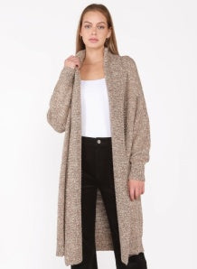 Room 34 by Dex Longline Marbled Cardigan