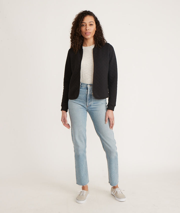 Marine Layer Corbet Quilted Bomber