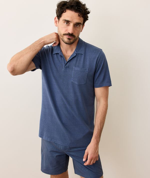 Marine Layer Hemp Cotton Polo
