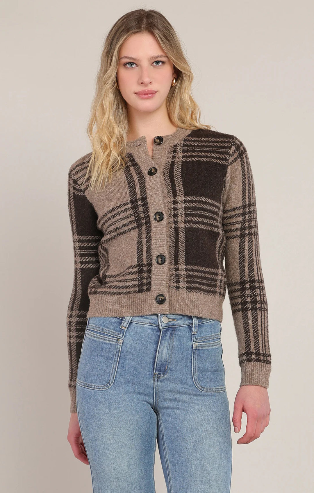 Room 34 Plaid Cardigan