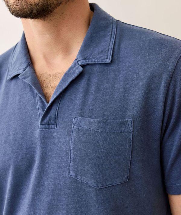 Marine Layer Hemp Cotton Polo