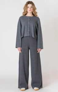 Room 34 by Dex Wide Leg Ribbed Pant