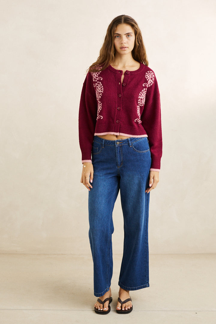 Rhythm Sandy Crop Cardigan