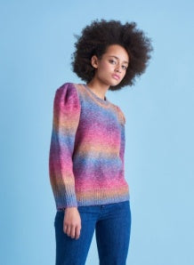 Strukturierter Pullover mit Zopfmuster von Room 34