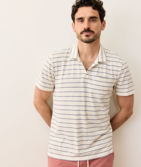 Marine Layer Hemp Cotton Polo