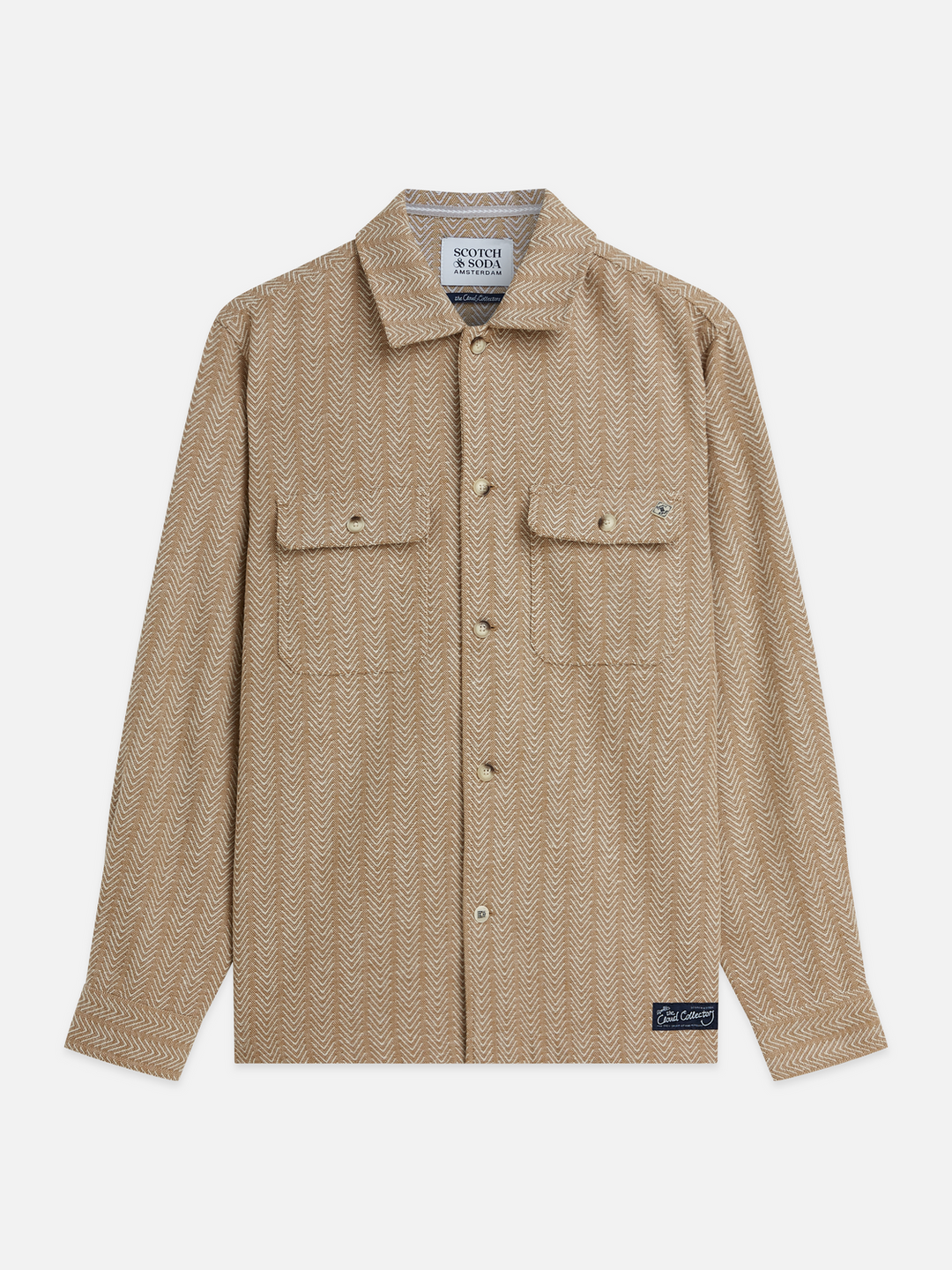 Scotch & Soda Jacquard Relaxed-Fit Shirt