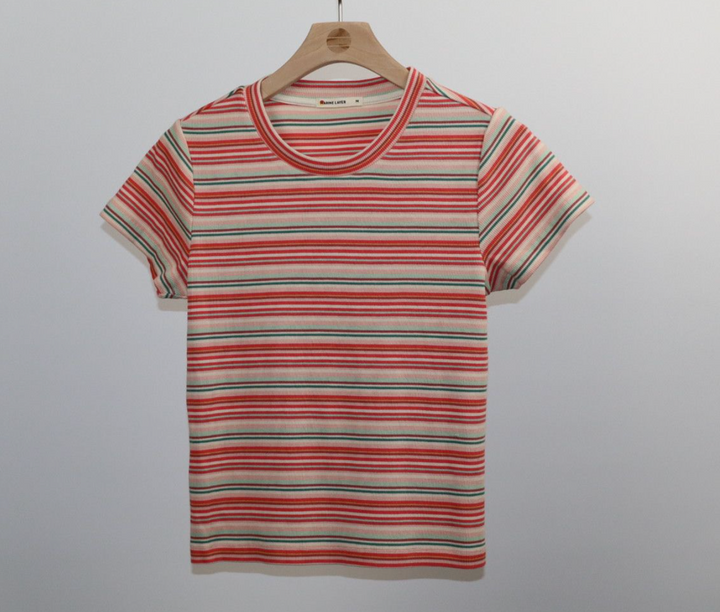 Marine Layer Lexi Rib Sun-In Crew Tee