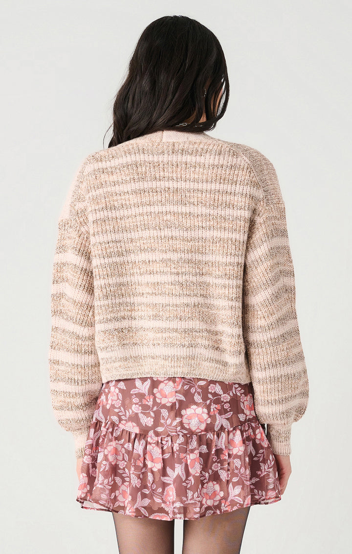 Dex LS Textured Open Cardigan