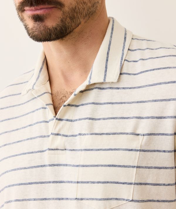 Marine Layer Hemp Cotton Polo