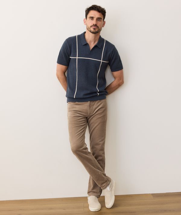 Marine Layer Varsity Sweater Polo
