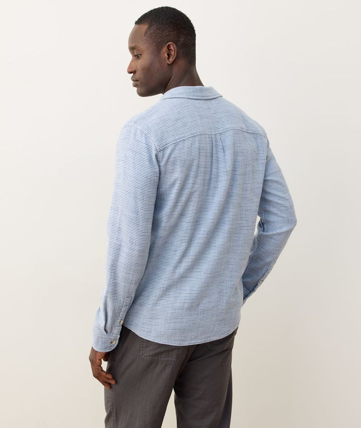 Marine Layer Classic Stretch Long Sleeve Selvage Shirt