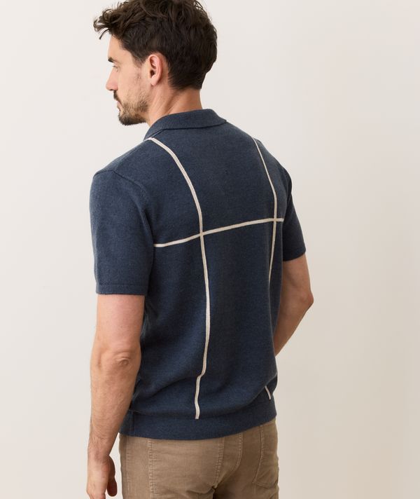 Marine Layer Varsity Sweater Polo