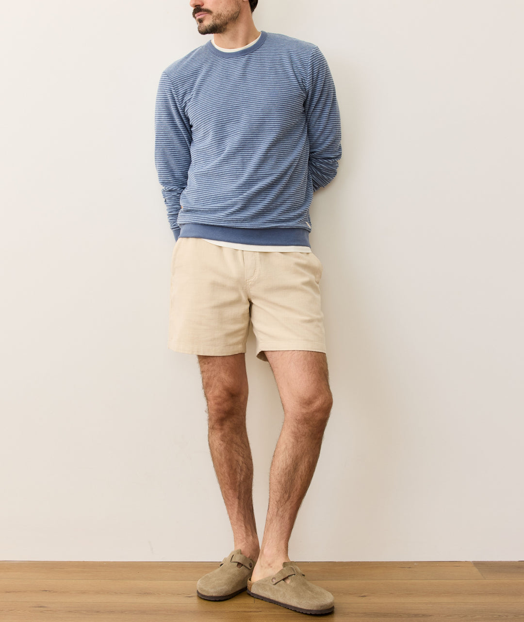 Marine Layer Towel Terry Crewneck Shirt