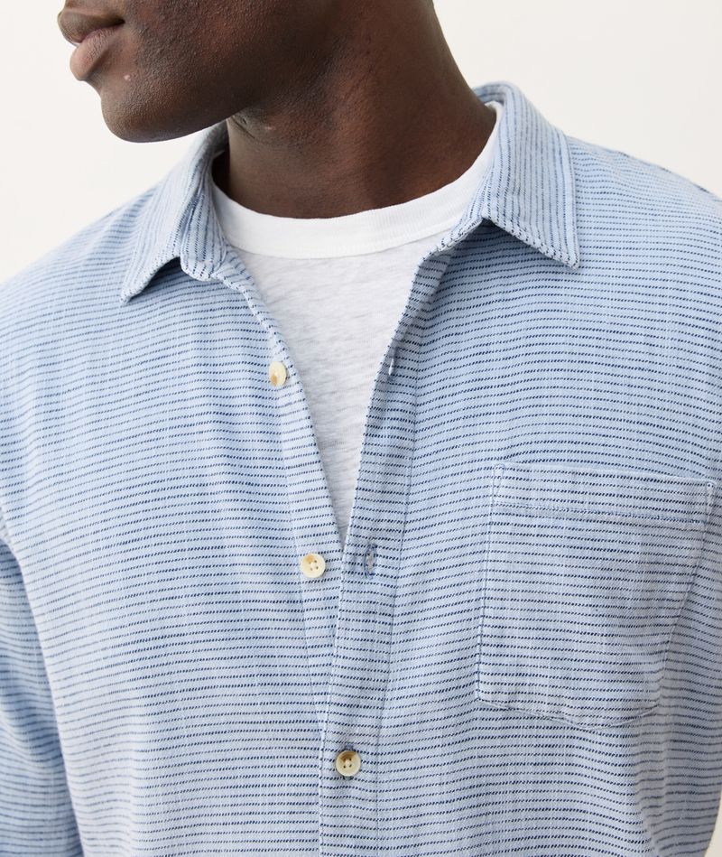 Marine Layer Classic Stretch Long Sleeve Selvage Shirt