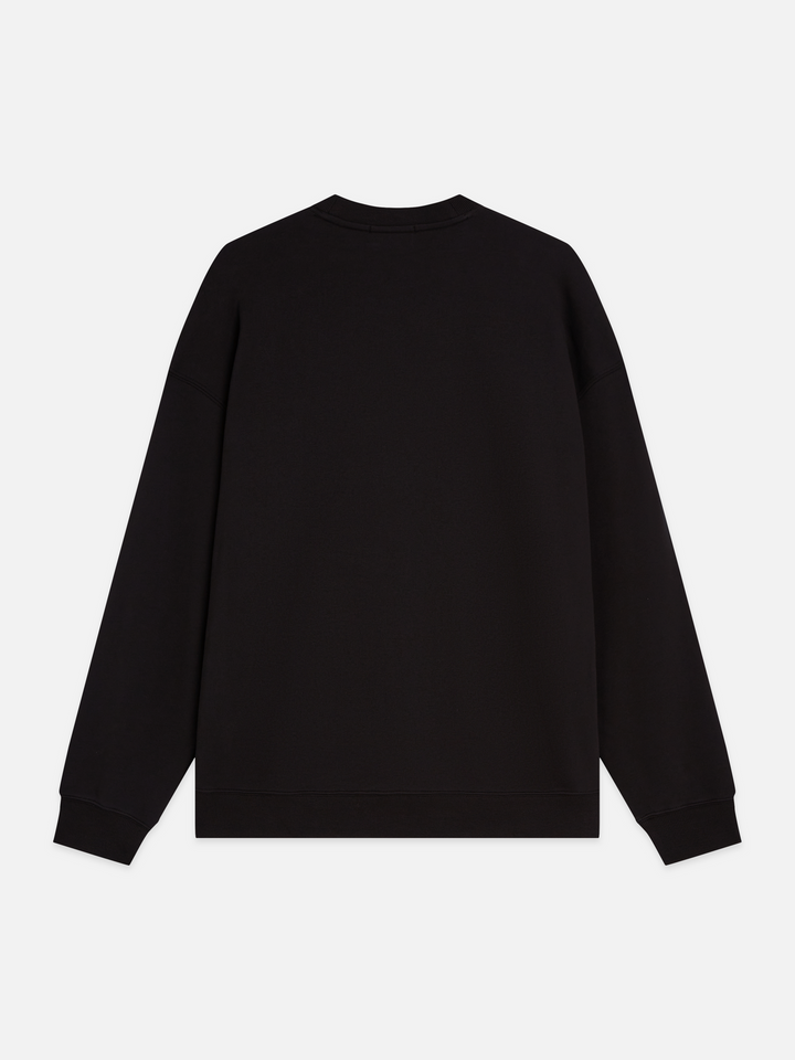 Scotch & Soda Placed Embroidered Artwork Loose-Fit Sweatshirt