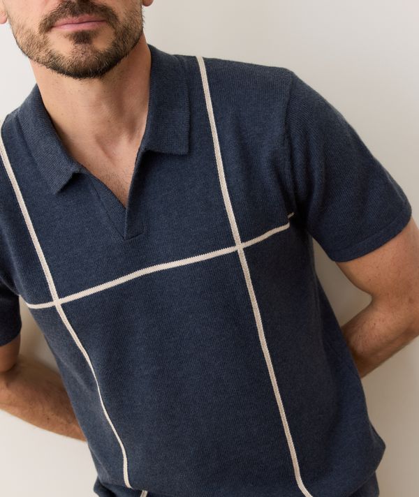 Marine Layer Varsity Sweater Polo
