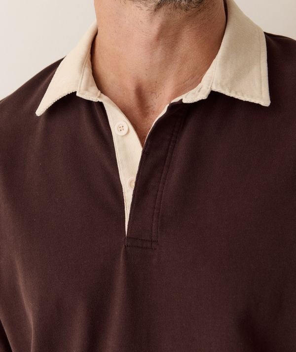 Marine Layer Sueded Rugby Polo