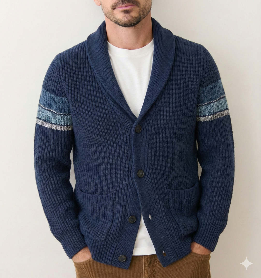 Marine Layer Varsity Shawl Cardigan