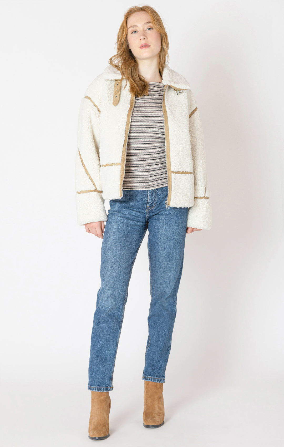 Dex Contrast Detail Fleece Jacket