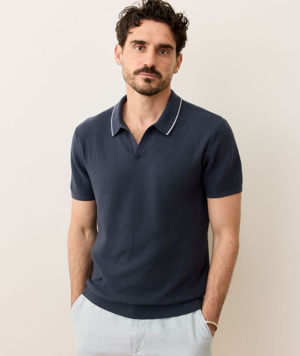 Marine Layer Greyson Sweater Polo