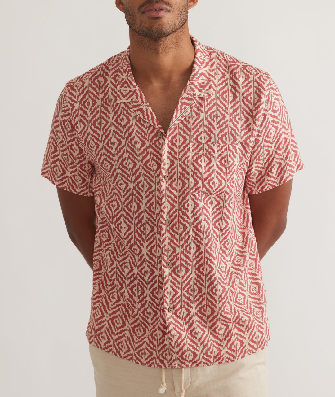 Marine Layer Tencel Linen Resort Shirt