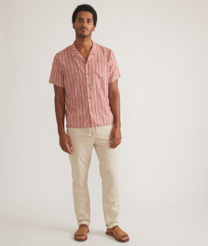 Marine Layer Tencel Linen Resort Shirt