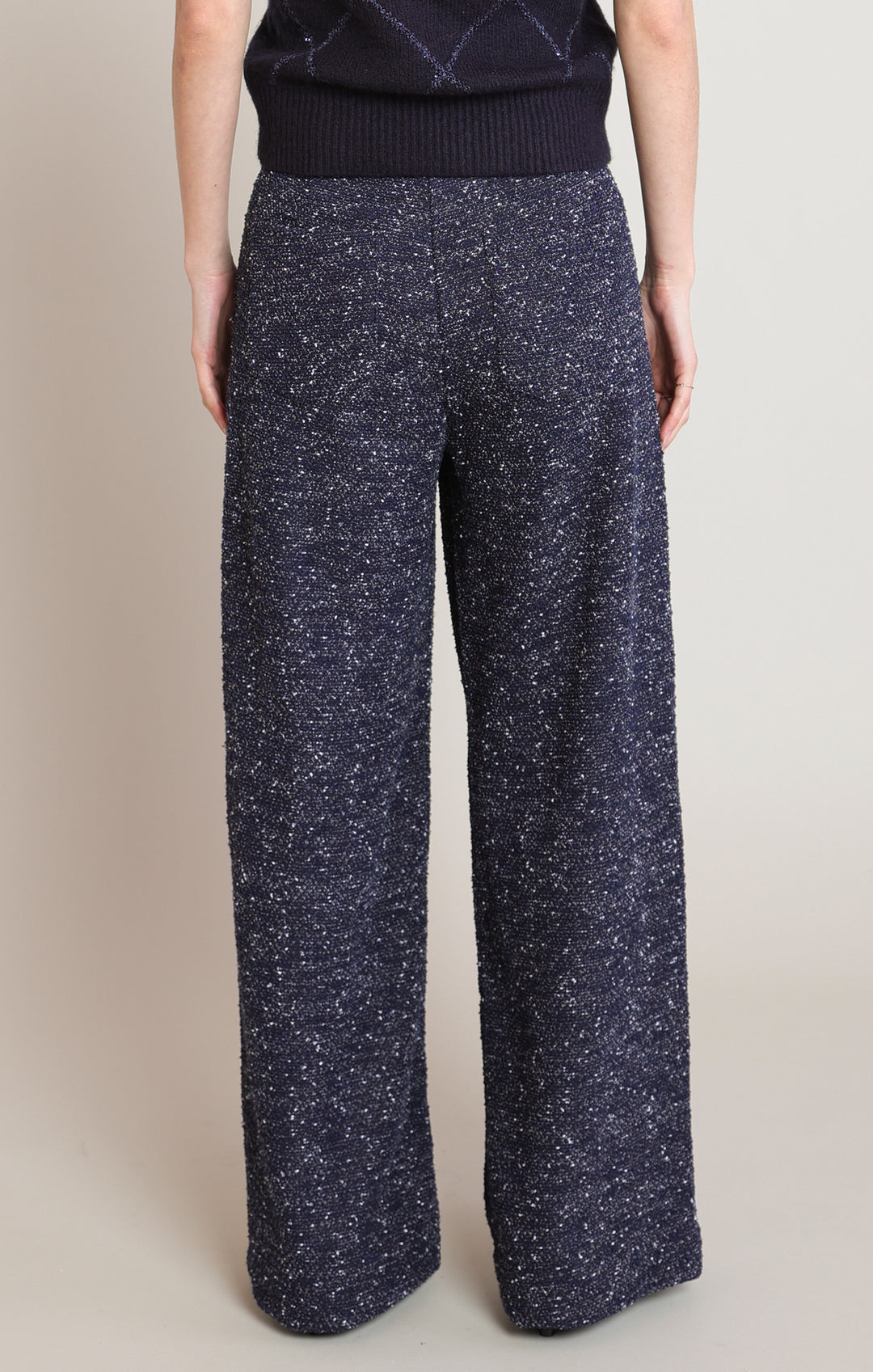 Black Tape Bouclé Pant