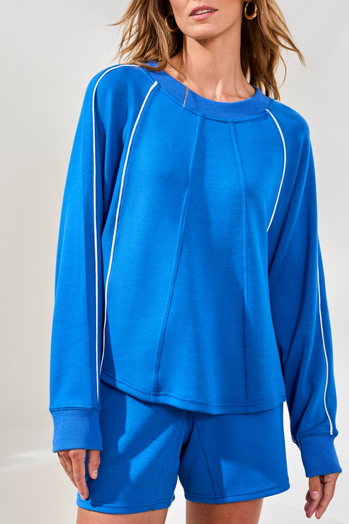 Tribal Techno Lux Dolman Top with Piping