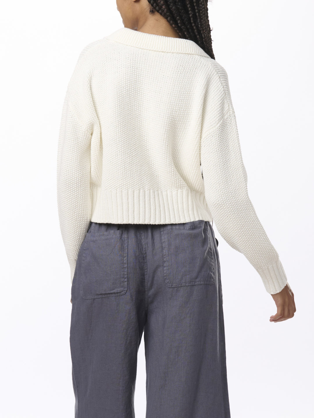 Splendid Roxie Lace Up Sweater
