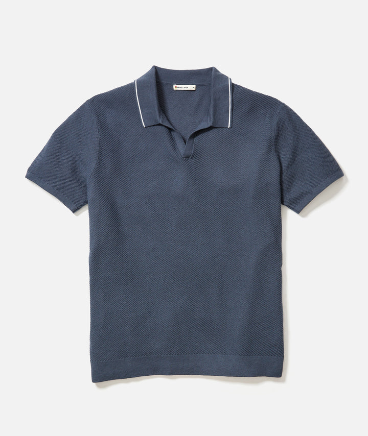 Marine Layer Greyson Sweater Polo