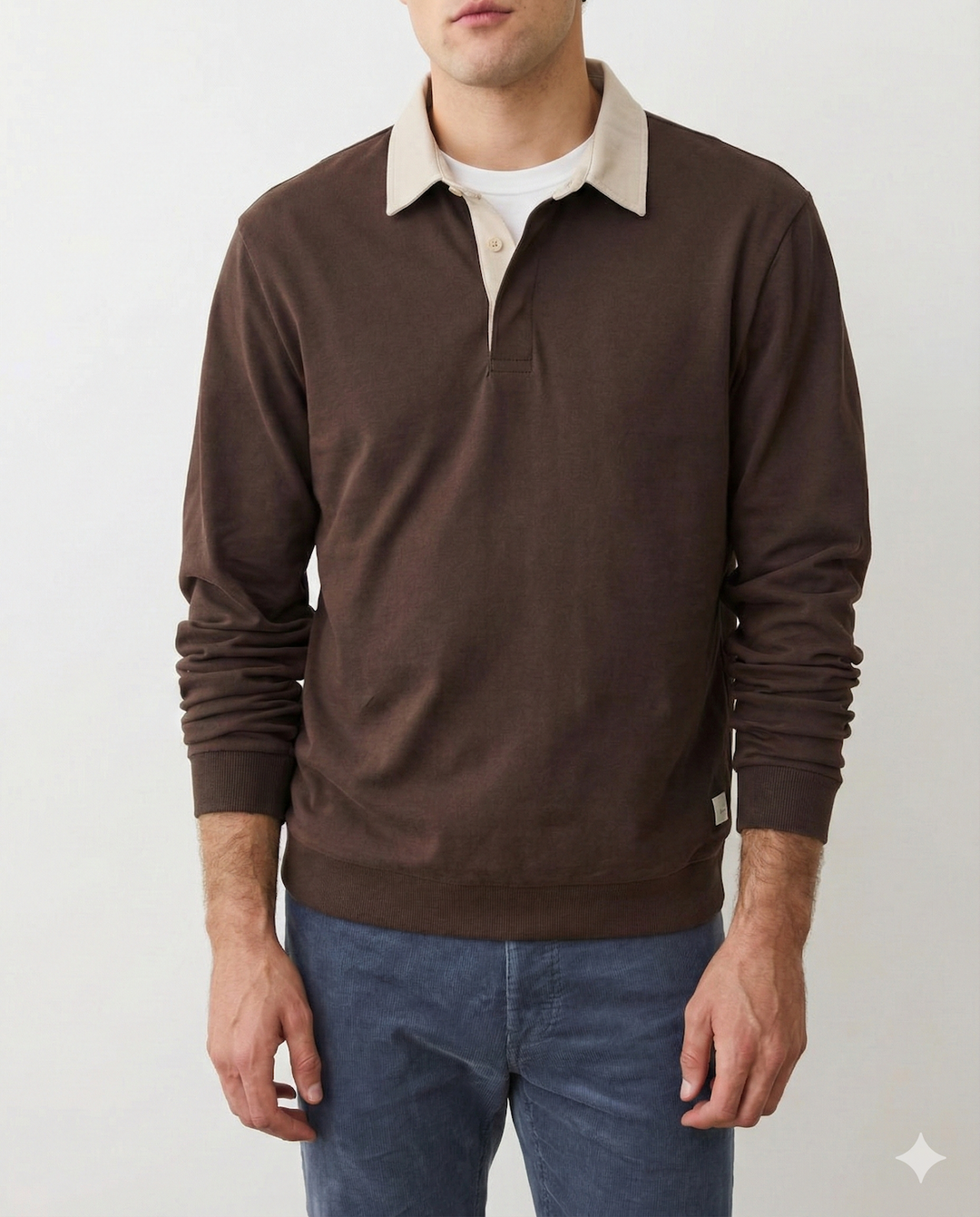 Marine Layer Sueded Rugby Polo