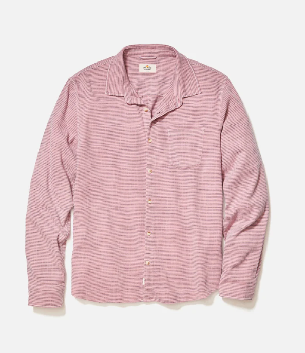 Marine Layer Classic Stretch Long Sleeve Selvage Shirt