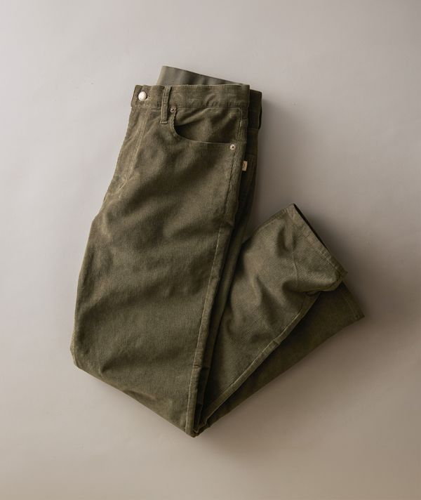 Marine Layer 5 Pocket Flex Terry Slim Straight Cord Pant