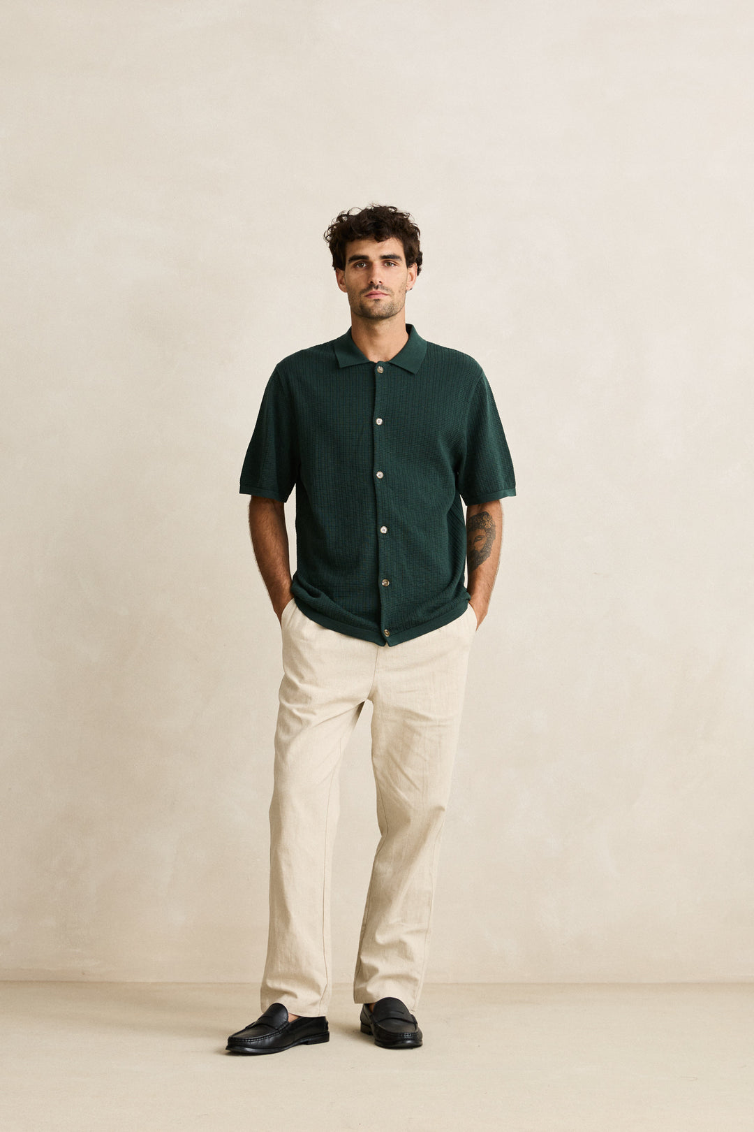 Rhythm Textured Short Sleeve Knit