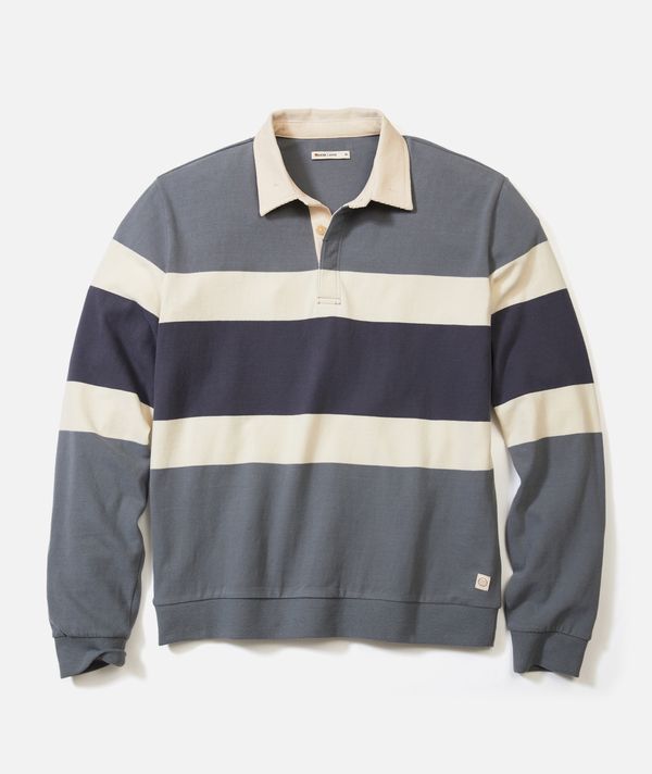 Marine Layer Sueded Rugby Polo
