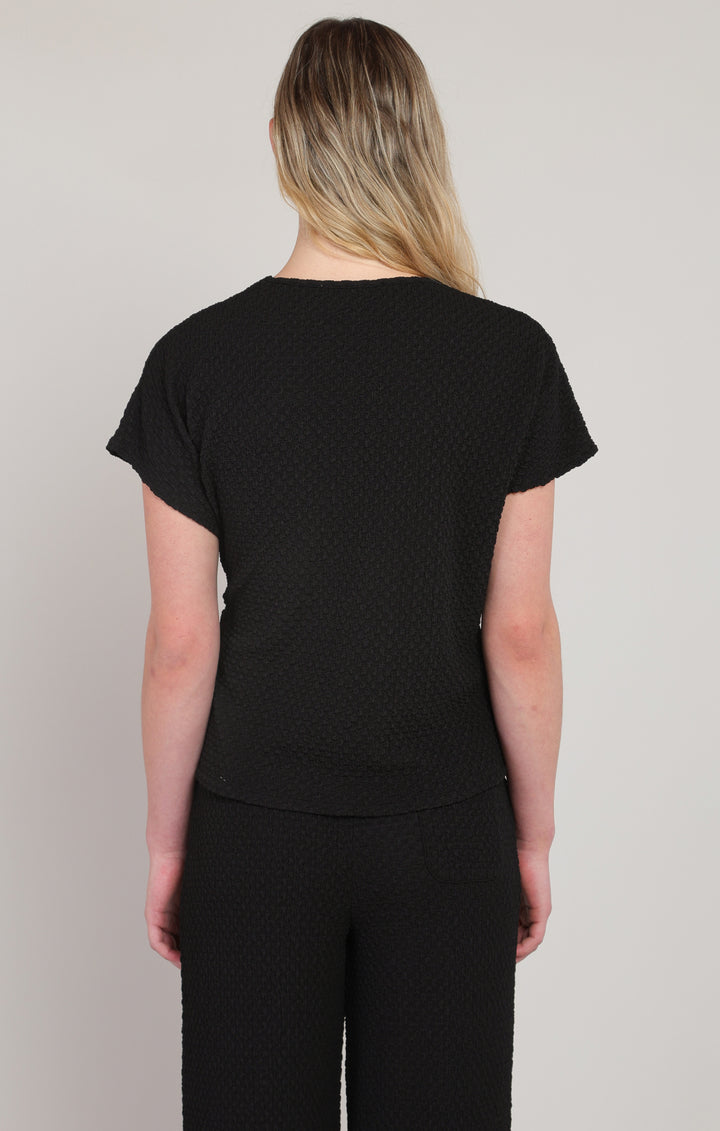 Room34 Textured Knot Top