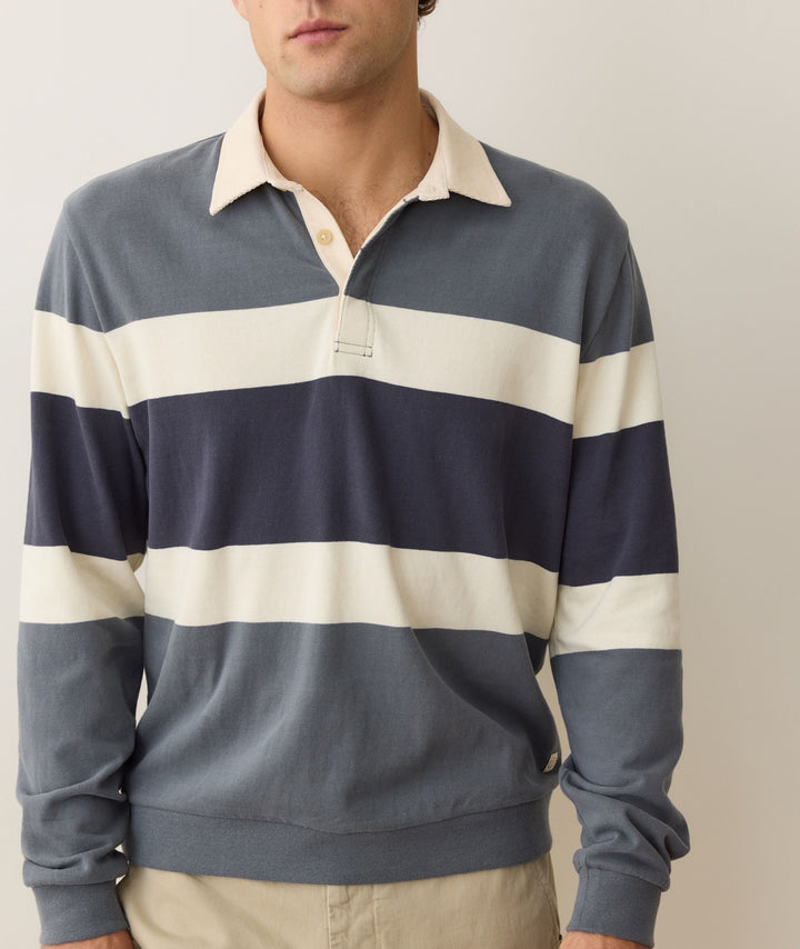 Marine Layer Sueded Rugby Polo