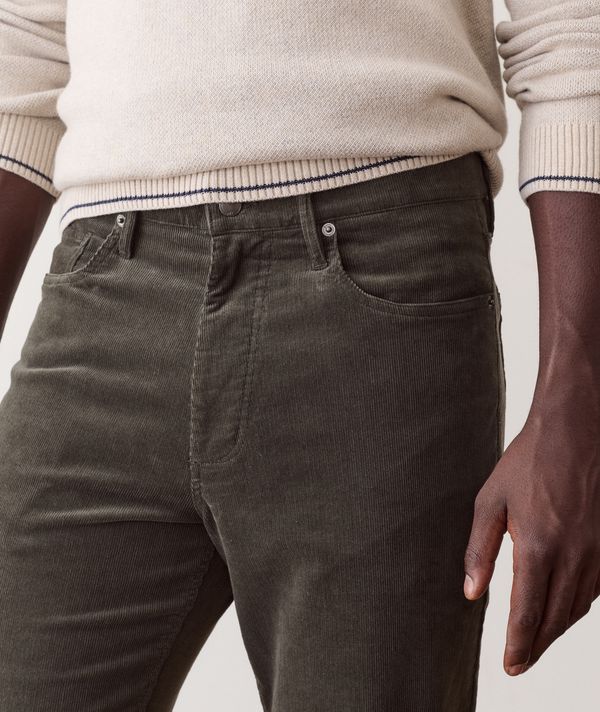 Marine Layer 5 Pocket Flex Terry Slim Straight Cord Pant
