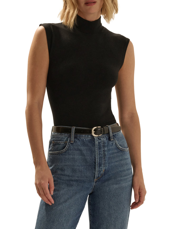 Favorite Daughter The Heritage Mock Neck Top